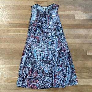 Paisley tank dress